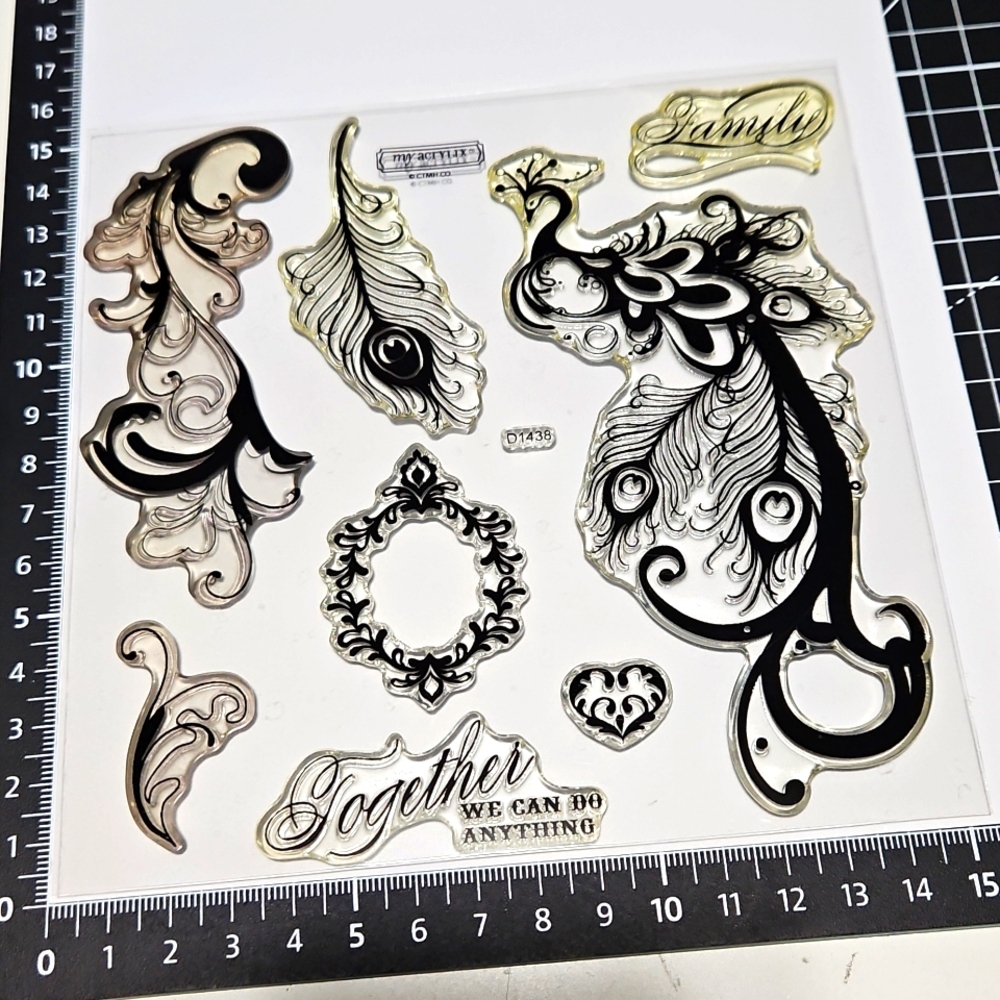 Circle of Love CTMH Clear stamp set my Acrylix